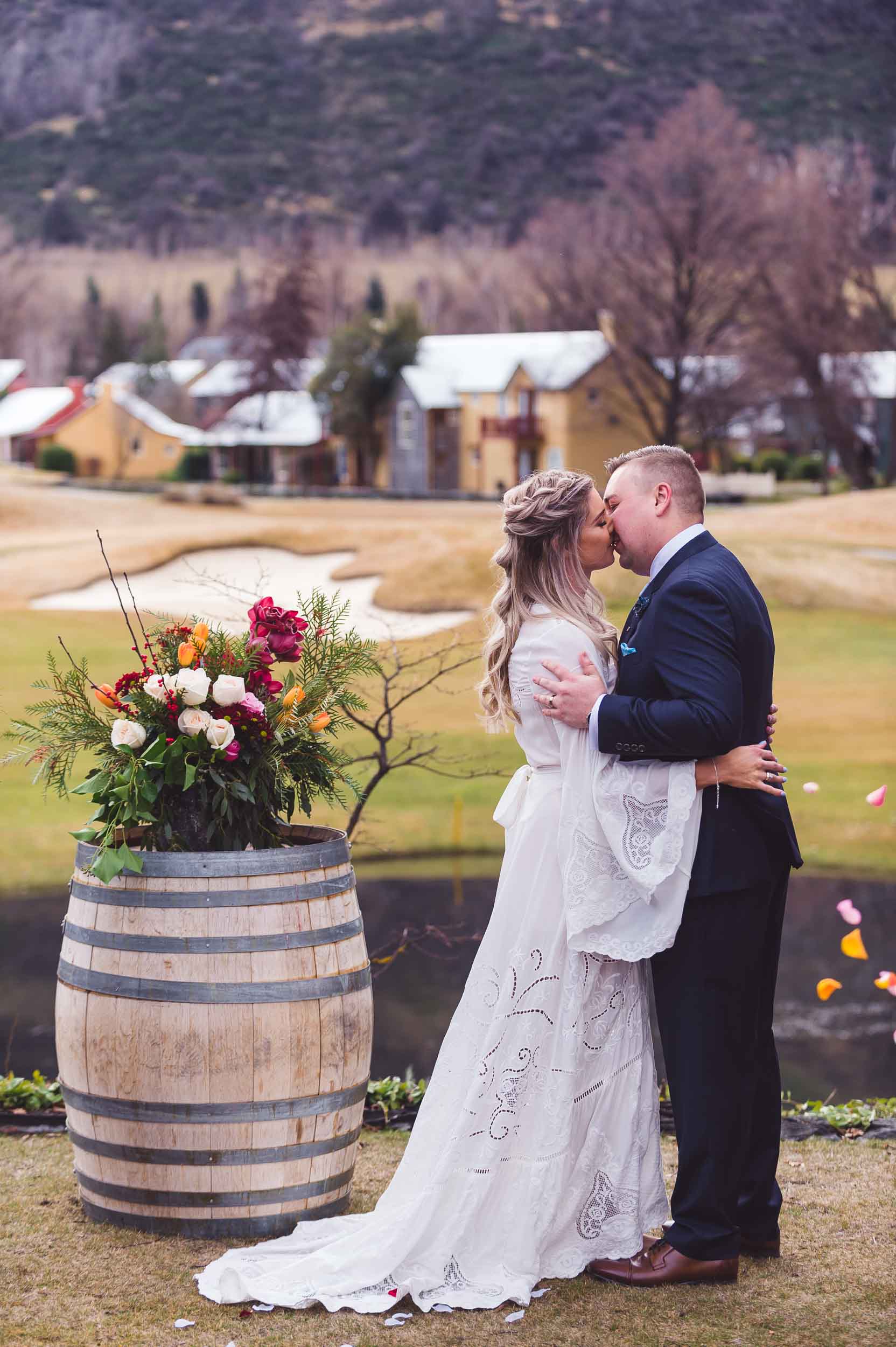 Laura + Nick | Winter Wedding at Milbrook Resort fallon photography